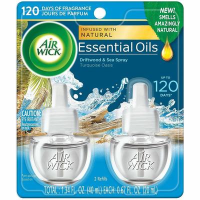 Air Wick 91109CT Scented Oil Warmer Refill, 2/.67oz., 12/CT - Case of 12