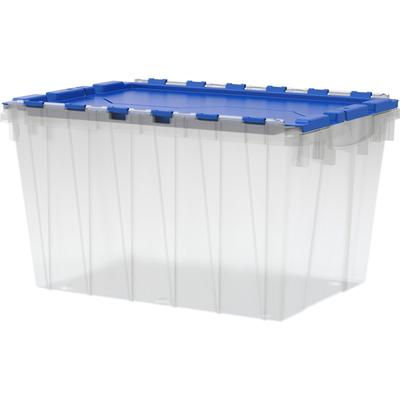 Akro-Mills 66486CLDBL 12 Gallon Keep Box, 21 1/2 x12 1/2 x15 , Clear/Blue AKM66486CLDBL
