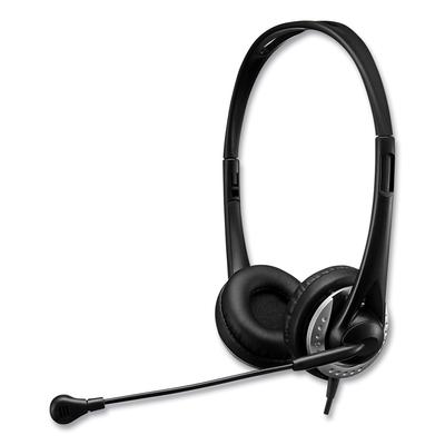 Adesso XTREAMP2 Xtream P2 USB Wired Multimedia Headset with Microphone, Binaural Over the Head, Black