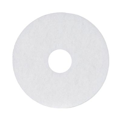 Boardwalk PAD 4013 WHI Polishing Floor Pads, 13" Diameter, White, 5/Carton - Case of 5