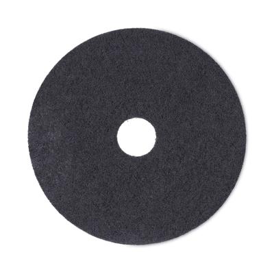 Boardwalk 4018BLA Stripping Floor Pads, 18" Diameter, Black, 5/Carton - Case of 5