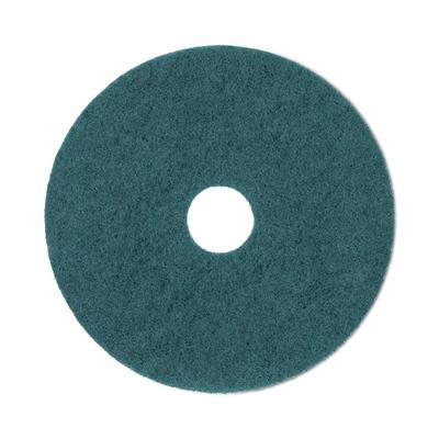 Boardwalk 4020GRE Heavy-Duty Scrubbing Floor Pads, 20" Diameter, Green, 5/Carton - Case of 5 BWK4020GRE