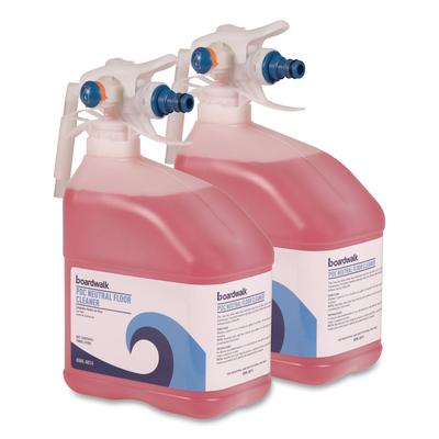 Boardwalk 4814 PDC Neutral Floor Cleaner, Tangy Fruit Scent, 3 Liter Bottle, 2/Carton - Case of 2