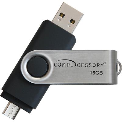 Compucessory 26471 Flash Drive, USB 2.0, 16GB, 3/4