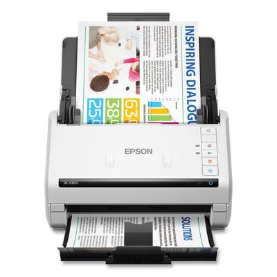 Epson B11B261202 DS-530 II Color Duplex Document Scanner, 600 dpi Optical Resolution, 50-Sheet Duplex Auto Document Feeder