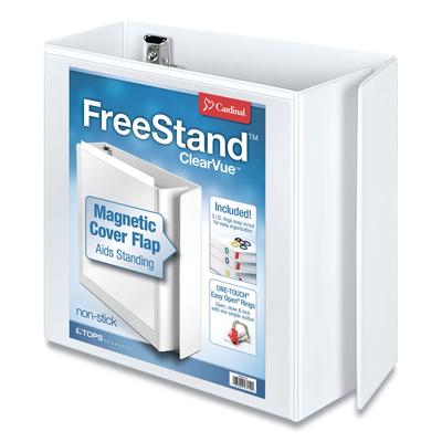 Cardinal Brands 43150 FreeStand Easy Open Locking Slant-D Ring Binder, 3 Rings, 5