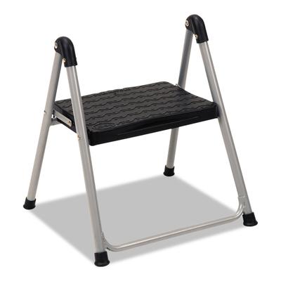 Cosco 11014PBL1E Folding Step Stool, 1-Step, 200 lb Capacity, 9.9