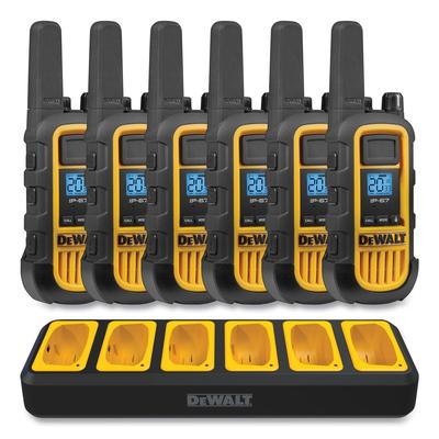 Dewalt Tools DXFRS800BCH Two-Way Radios, 2 W, 22 Channels