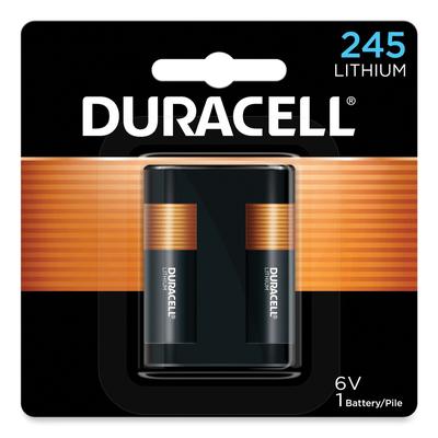 Duracell DL245BPK Specialty High-Power Lithium Battery, 245, 6V