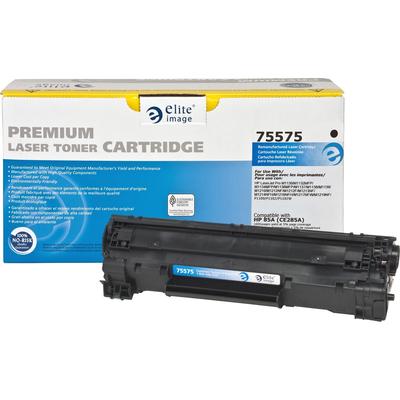 Elite Image 75575 Remanufactured Toner Cartridge, Alternative for HP 85A (CE285A), Laser, 1600 Pages, Black, 1 Each
