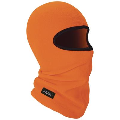 Ergodyne 16954 N-Ferno 6821 Fleece Balaclava Face Mask, One Size Fits Most, Orange, Ships in 1-3 Business Days