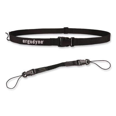 Ergodyne 19167 Squids 3135 Barcode Scanner Belt with Hook + Adaptor Strap, Small: 29" to 53" Long, Black, Ships in 1-3 Business Days