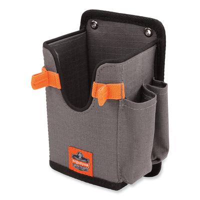 Ergodyne 19185 Squids 5543 Handheld Barcode Scanner Mount Holder w/Fastener Straps, 2 Comp, 3.5 x 2.5 x 7.3, Gray,Ships in 1-3 Business Days