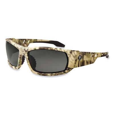 Ergodyne 50333 Skullerz Odin Safety Glasses, Kryptek Highlander Nylon Impact Frame, Anti-Fog Smoke Polycarb Lens, Ships in 1-3 Business Days