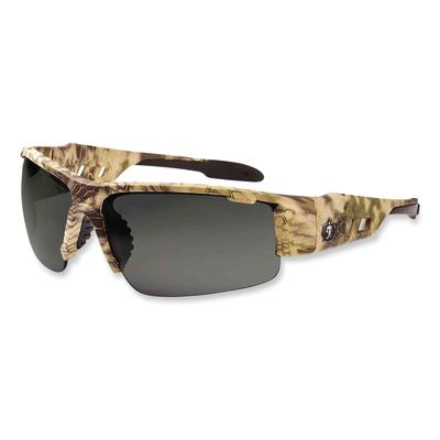 Ergodyne 52331 Skullerz Dagr Safety Glasses, Kryptek Highlander Nylon Impact Frame, Polarized Smoke Polycarb Lens,Ships in 1-3 Business Days