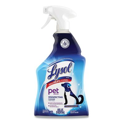 Lysol 99653CT Pet Solutions Disinfecting Cleaner, Citrus Blossom, 32 oz Trigger Bottle, 9/Carton - Case of 9