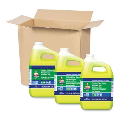 Mr. Clean 39949 Finished Floor Cleaner, Lemon Scent, Liquid, 1 gal Bottle, 3/Carton - Case of 3 PPL39949