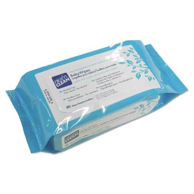Nice-Pak A630FW Nice 'n Clean Baby Wipes, Unscented 7.9