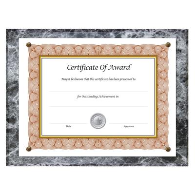 Nudell Plastics 18815M Award-A-Plaque Document Holder, Acrylic/Plastic, 10-1/2 x 13, Black