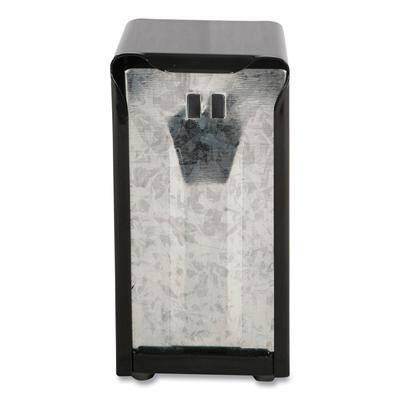 San Jamar H900BK Tabletop Napkin Dispenser, Tall Fold, 3 3/4 x 4 x 7 1/2, Capacity: 150, Black