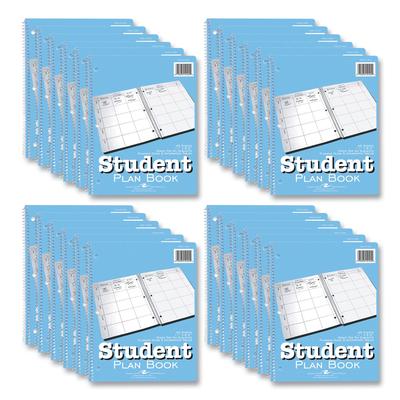 Roaring Spring Paper 12145CS Student Plan Book, Academic, Weekly, 1 Week Double Page Layout, 8 1/2