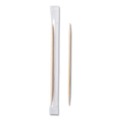 Royal RPP RM115 Mint Cello-Wrapped Wood Toothpicks, 2 1/2