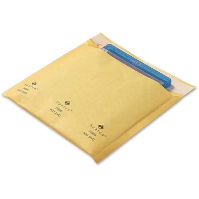 Sparco 74995 Cushioned Bubble Mailer CD/DVD, 7-1/4" x 8", 1/PK, Gold - Pack of 25