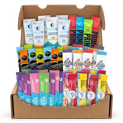 Snack Box Pros 70000165 Drink Mixes Snack Box, 50 Assorted Mixes/Box - Box of 50