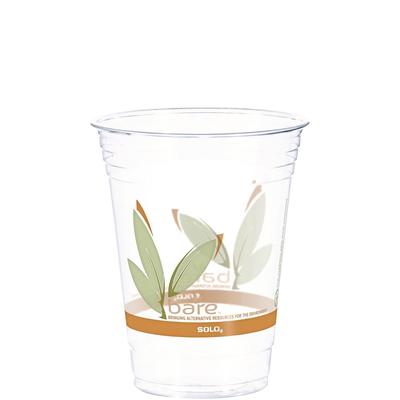 Solo Inc. RTP16DBARECT Bare Eco-Forward RPET Cold Cups, 16-18 oz, Clear, 50/Pack, 1000/Carton - Case of 1000