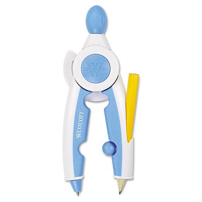 Westcott® 14377 Soft Touch School Compass with Antimicrobial Product Protection, 10