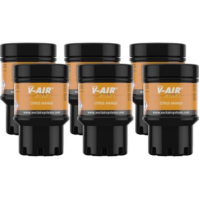 Vectair Systems SOLIDCIT V-Air MVP Dispenser Fragrance Refill, Citrus Mango, 6 / Carton - Case of 6