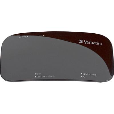 Verbatim 97705 Universal Card Reader, USB 2.0, Black, Windows/Mac