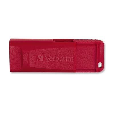 Verbatim 98525 Store 'n' Go USB Flash Drive, 128 GB, Red