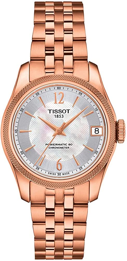 Tissot Ballade Powermatic 80 Cosc Womens Rose Gold Watch T1082083311700 Stainless Steel - One Size | Tissot Sale | Discount Designer Brands