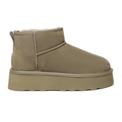 EVER AU Ultra-Mini-Plateaustiefel für Damen - Heron Image