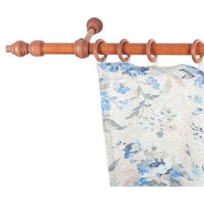Gardinenstange SN DECO GROUP "Filigrano" Gr. 4, braun (eichefarben), L:180cm, Holzwerkstoff, Gardinenstangen, 28 mm, Holz, verschiedene Längen und Farben, Komplettset Image