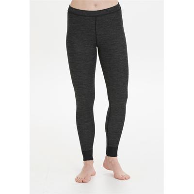 Thermohose WHISTLER "CAMEA", Kinder, Gr. 46, EURO-Größen, grau (dunkelgrau), 45% Wolle, 45% Polyester, 10% Elasthan, meliert, sportlich, lang, Hosen, mit hohem Merinowolle-Anteil Image