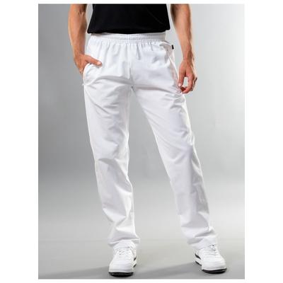 Jerseyhose TRIGEMA "TRIGEMA Freizeithose aus 100% Baumwolle", Herren, Gr. XL, US-Größen, weiß, 100% Baumwolle, casual, Hosen