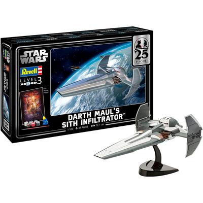 Modellbausatz REVELL "Geschenkset Darth Maul's Sith Infiltrator™", bunt, Modellbausätze, KinderB:14,6cm H:11,8cm L:22,1cm, Made in Europe, B:14,6cm H:11,8cm L:22,1cm
