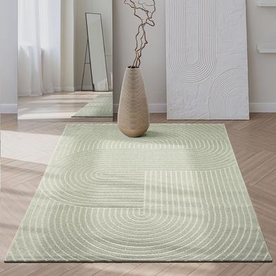 Teppich THE CARPET "Santo Plus", grün, B:80cm H:5mm L:250cm, Polypropylen, Teppiche, Plus moderner robuster In und Outdoor Teppich Image
