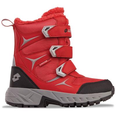 Klettboot LOTTO, Gr. 33, rot (rot, silber), Synthetik, mehrfarbig, sportlich, Schuhe, - wasserdicht, windabweisend & atmungsaktiv Image