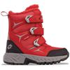 Klettboot LOTTO, Gr. 34, rot (rot, silber), Synthetik, mehrfarbig, sportlich, Schuhe, - wasserdicht, windabweisend & atmungsaktiv