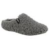 Pantoffel VERBENAS, Damen, Gr. 39, grau (dunkelgrau), Textil, klassisch, Schuhe Pantoffeln Plüsch Hausschuh Hausschuh, Hausschuh, Homeslipper, Clog in kuscheliger Optik