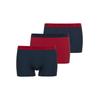 Boxershorts TOM TAILOR, Herren, Gr. 7 (XL), rot (rot, mittel, multicolor), Single Jersey, Obermaterial: 95% Baumwolle, 5% Elasthan, unifarben, körpernah, Unterhosen, mit Logobund