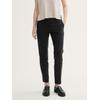 Stoffhose TOM TAILOR "MIA", Damen, Gr. 46, Länge 30, schwarz (deep schwarz), Web, Obermaterial: 49% Baumwolle, 46% Polyester, 5% Elasthan. Futter: 100% Polyester, unifarben, casual, slim fit lang, Hosen, Sommerhose im Chino-Stil