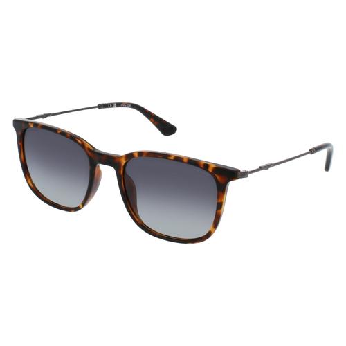 Police SPLL77 Herren-Sonnenbrille Vollrand Eckig Edelstahl-Gestell, braun