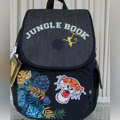 Disney Bags | Kipling Disney The Jungle Book City Pack Into The Jungle Backpack Travel Bag Nwt | Color: Blue | Size: Os