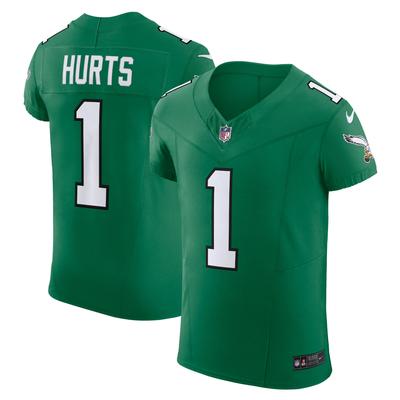 Nike Jalen Hurts Kelly Green Philadelphia Eagles 2. Alternatives Vapor F.U.S.E. Elite-Trikot für Herren Image