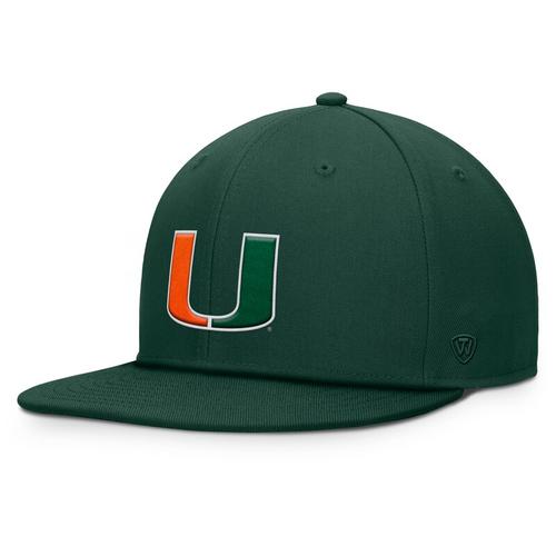 Strukturierter, verstellbarer Snapback der Miami Hurricanes