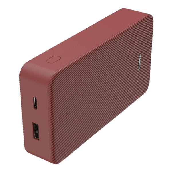 Hama Powerbank »Power Pack Colour 20« 20000mAh rot, 65x92 cm Image